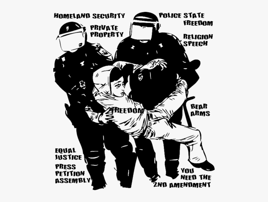 Police Brutality Clip Art, Transparent Clipart