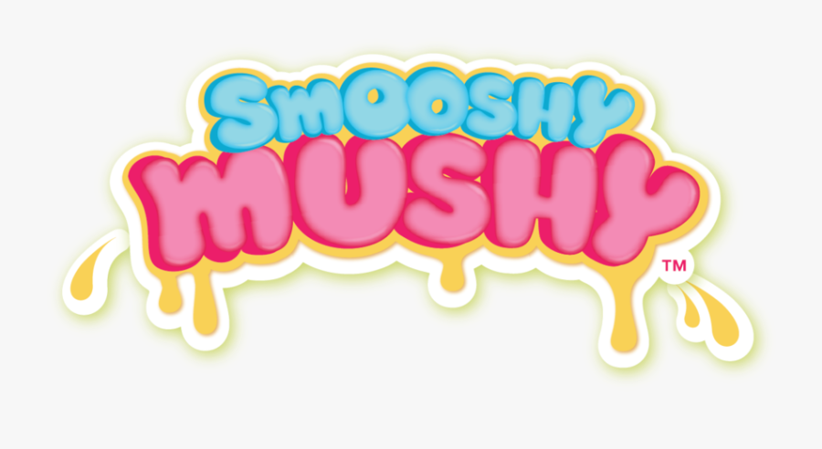 Smooshy Mushy Logo, Transparent Clipart