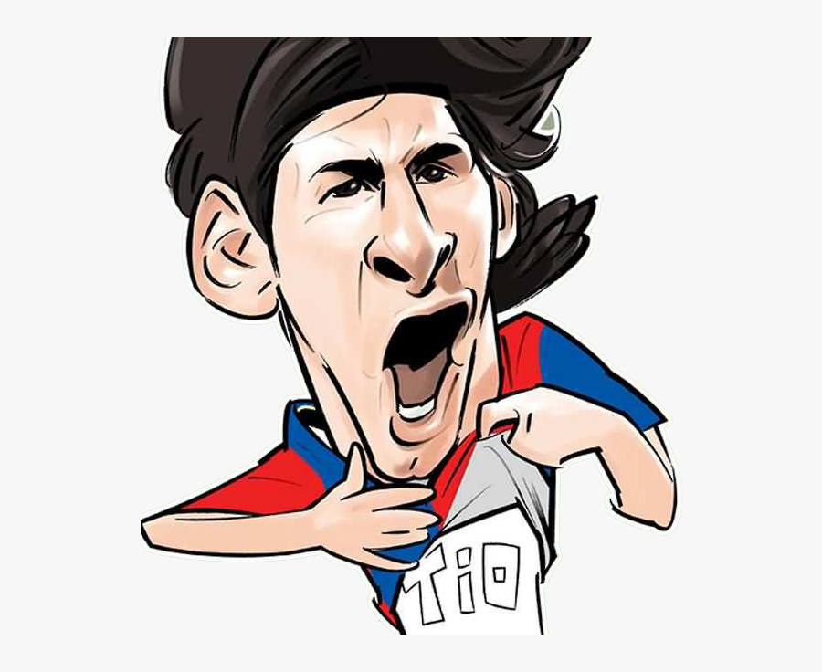 Lionel Messi Cartoon Clipart , Png Download Lionel Messi Cartoon
