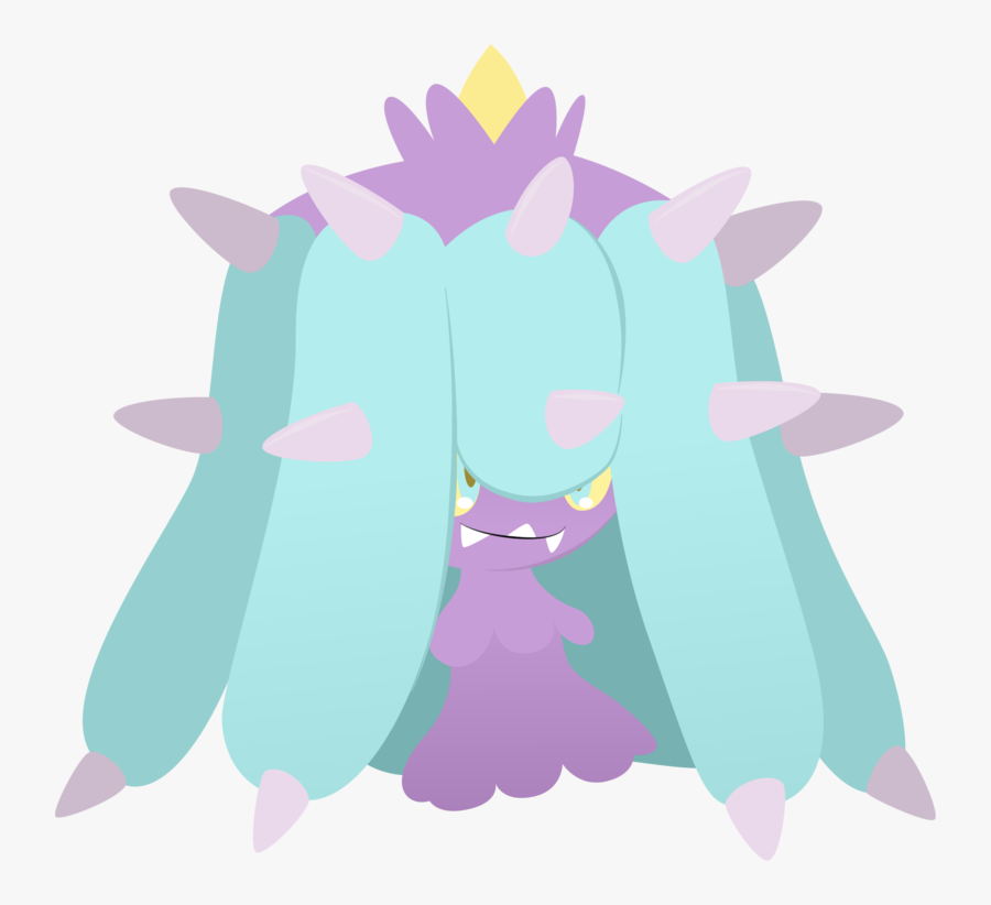 Mareanie Clipart - Purple Blue Tree Pokemon, Transparent Clipart