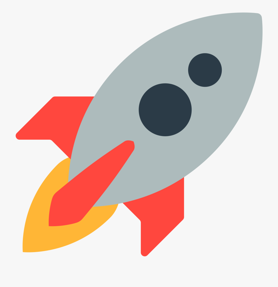 Fxemoji U1f680 - Svg - Emoji Rocketship, Transparent Clipart