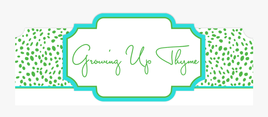 Growing Up Thyme, Transparent Clipart