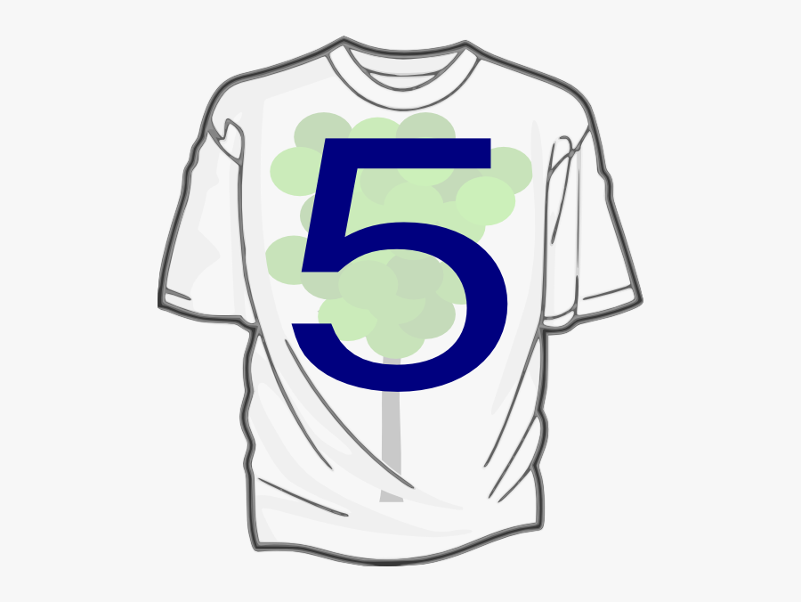 Green 5 T-shirt 7 Svg Clip Arts - T Shirt Clip Art, Transparent Clipart