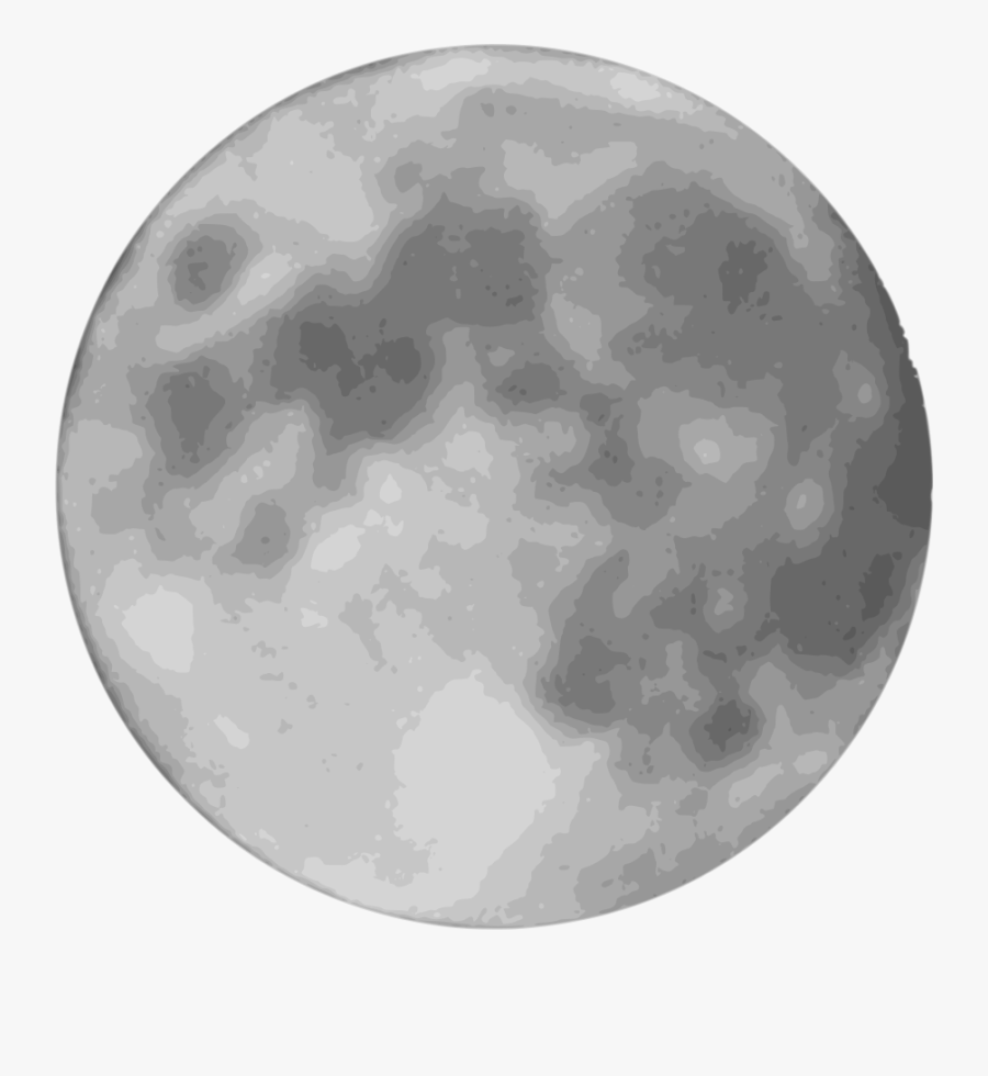 Full Moon Clipart Vector Clip - Transparent Moon Png , Free Transparent ...