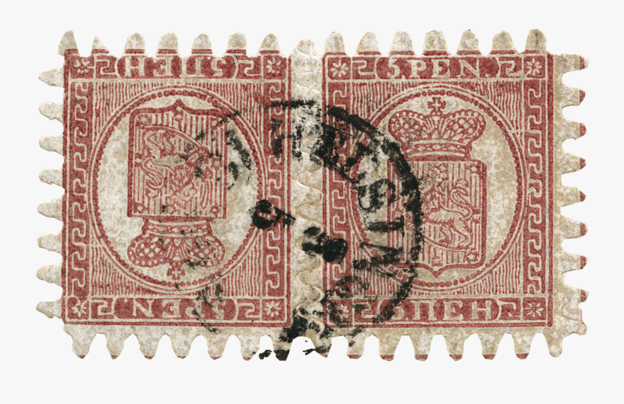 5p Carmine Brown Tête Bêche Pair, - Postage Stamp, Transparent Clipart