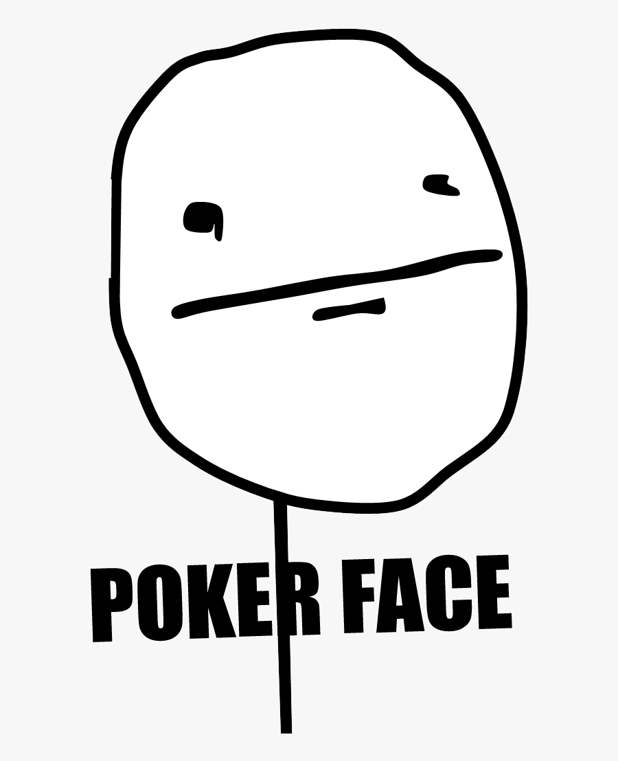 Transparent Troll Face Png - Pokerface Png, Transparent Clipart