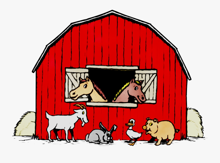 Clip Art Openclipart Free Content Barn Vector Graphics - Barnyard Clipart, Transparent Clipart