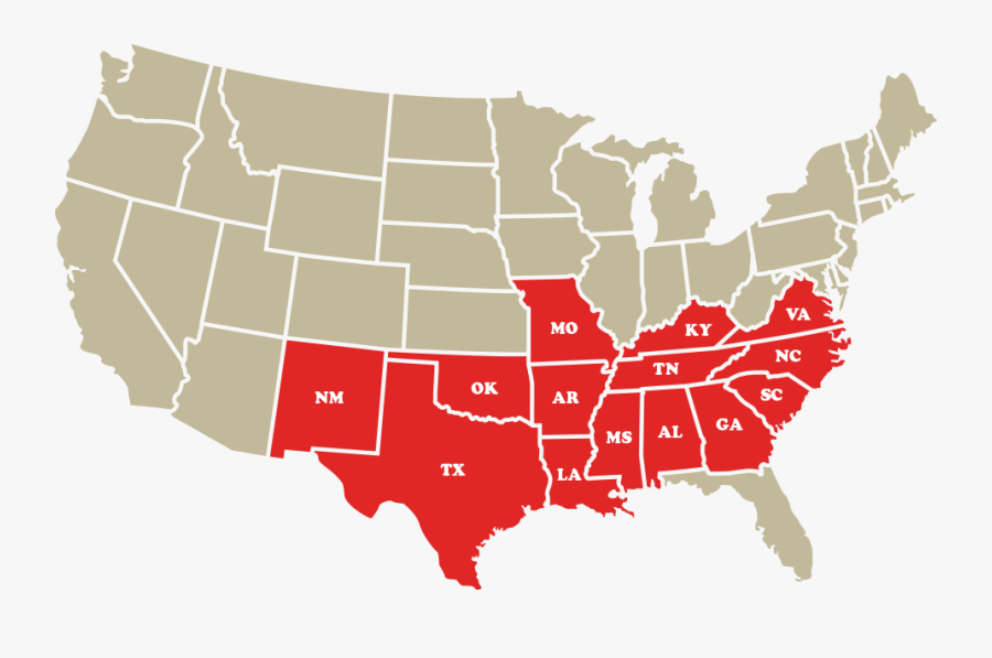 Transparent In N Out Clipart - States With Death Penalty 2019, Transparent Clipart