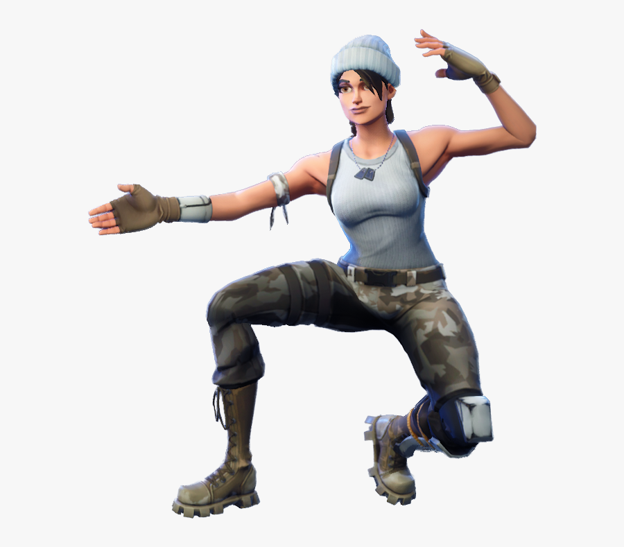 Fortnite Squat Kick Png Image - Recon Specialist Fortnite Skin Png, Transparent Clipart