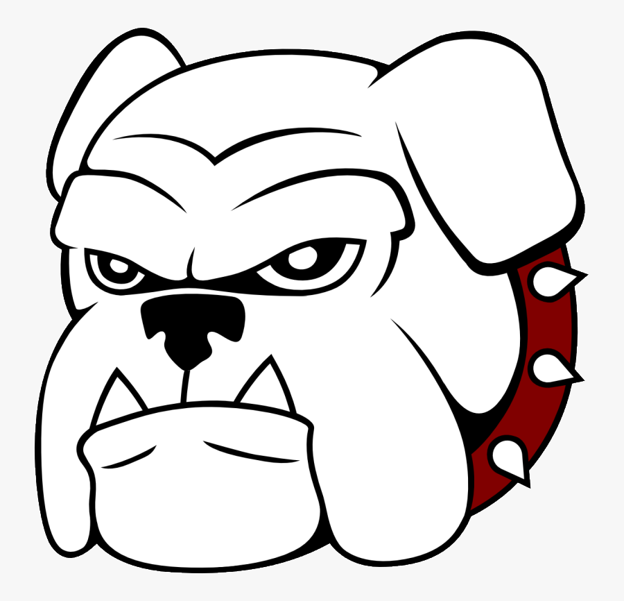 Fresno State Bulldogs Logo Drake Bulldogs Clip Art - Bulldog Drawing Simple, Transparent Clipart