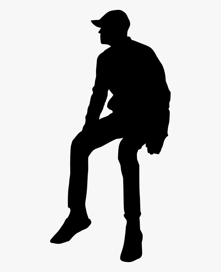 Transparent Sit Down Clipart - People Sitting Png Silhouette , Free