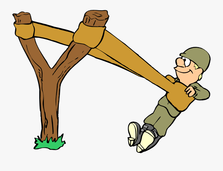 Clip Art Catapult Synonym - Elastic Energy, Transparent Clipart