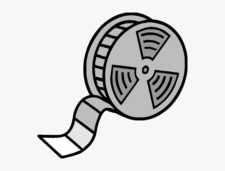 Animated Film Reel Cartoon Clip Art - Film Reel, Transparent Clipart