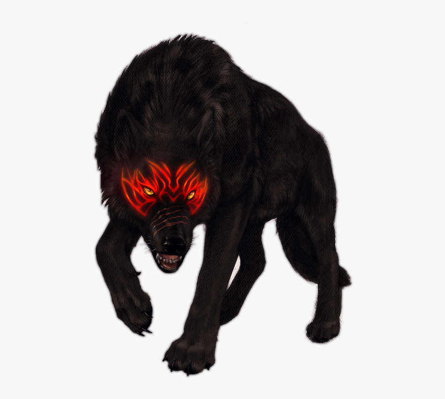 Transparent Big Bad Wolf Png - Free Clipart Black Wolf Transparent, Transparent Clipart