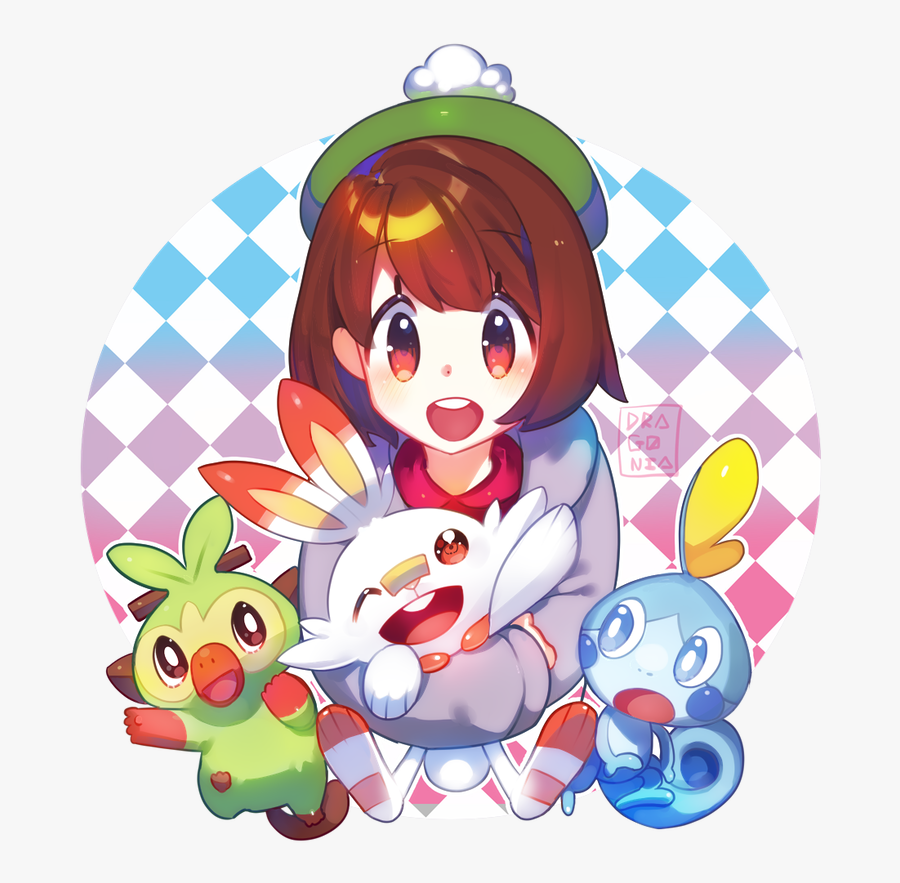 577 Kb Png Pokemon Sword And Shield Starters Fanart Free Transparent Clipart Clipartkey