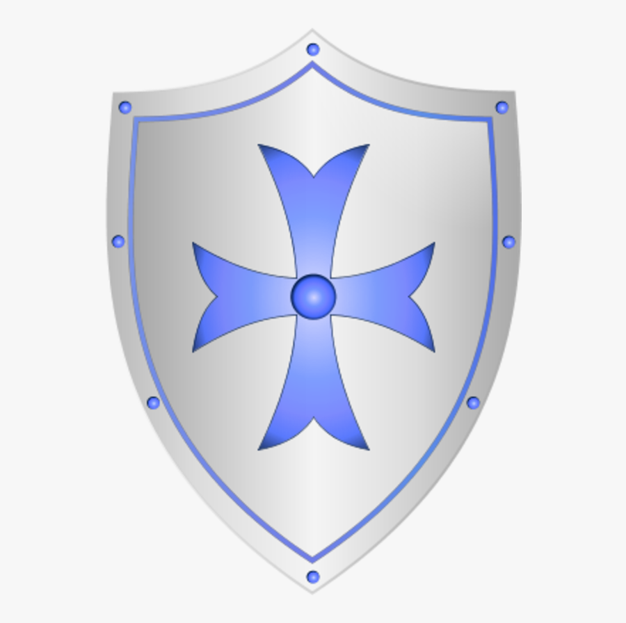 Knight Sword Clip Art - Medieval Shield Clipart Transparent, Transparent Clipart