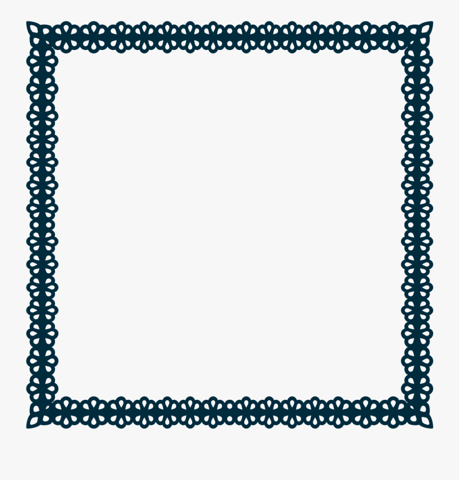 Scallop Frame Extrapolated - Transparent Scalloped Border, Transparent Clipart