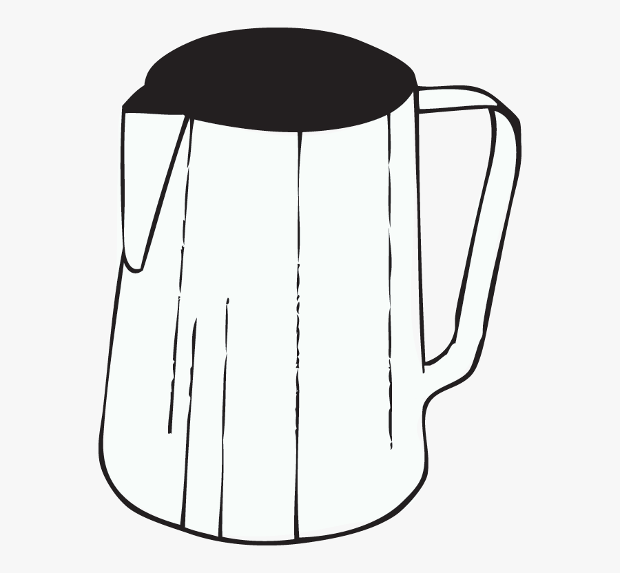 Msc Milk Jug China White Bold Style - Kettle, Transparent Clipart