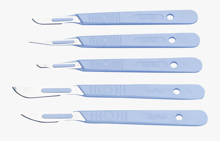 Transparent Scalpel Png - Disposable Scalpel And Blade Use, Transparent Clipart