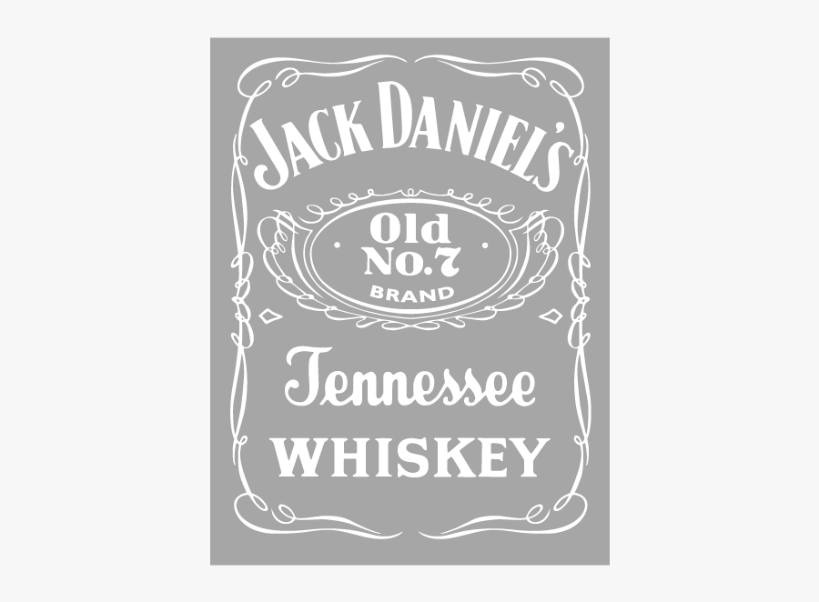 Jack Daniels Vector Logo Grey - Jack Daniels, Transparent Clipart