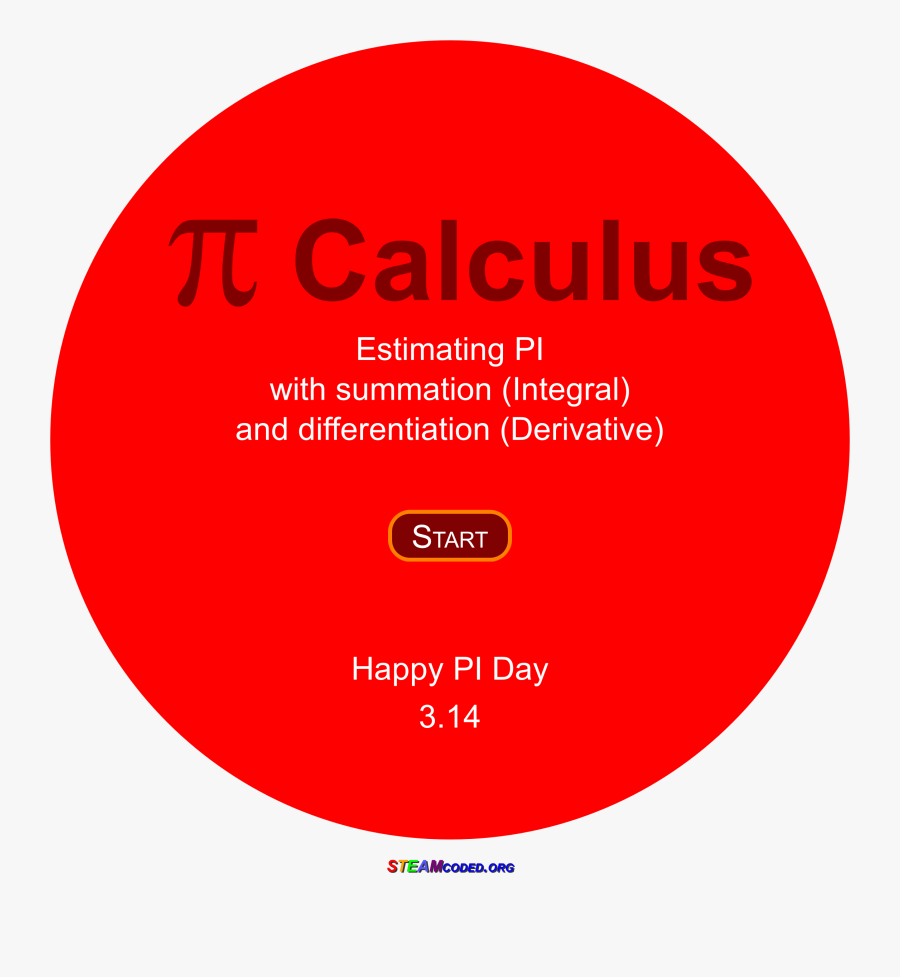 Math Clipart Calculus - Circle, Transparent Clipart