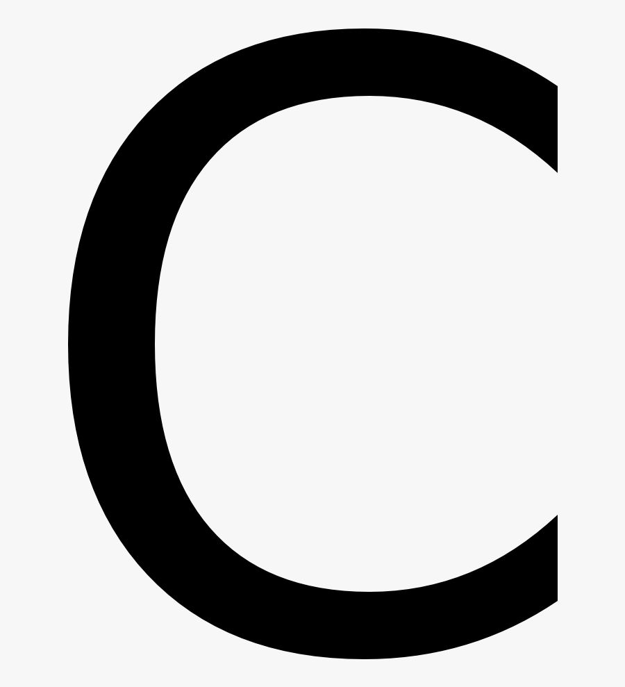Clip Art C Templates - Letter C, Transparent Clipart