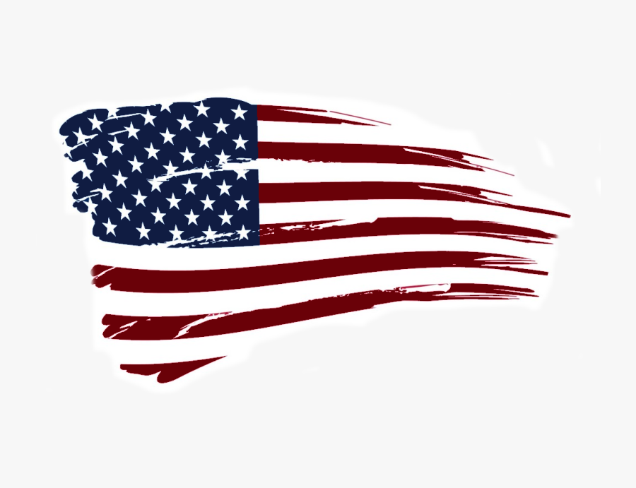 America Vector Weathered - Transparent Background American Flag Png, Transparent Clipart