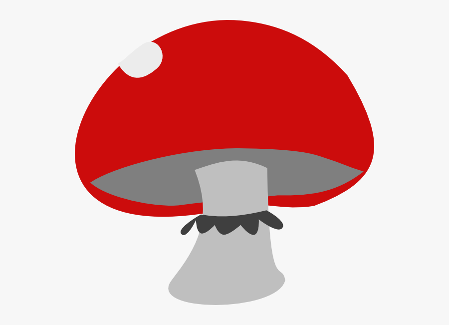 Red Mushroom Svg Clip Arts - Hongos Vector, Transparent Clipart