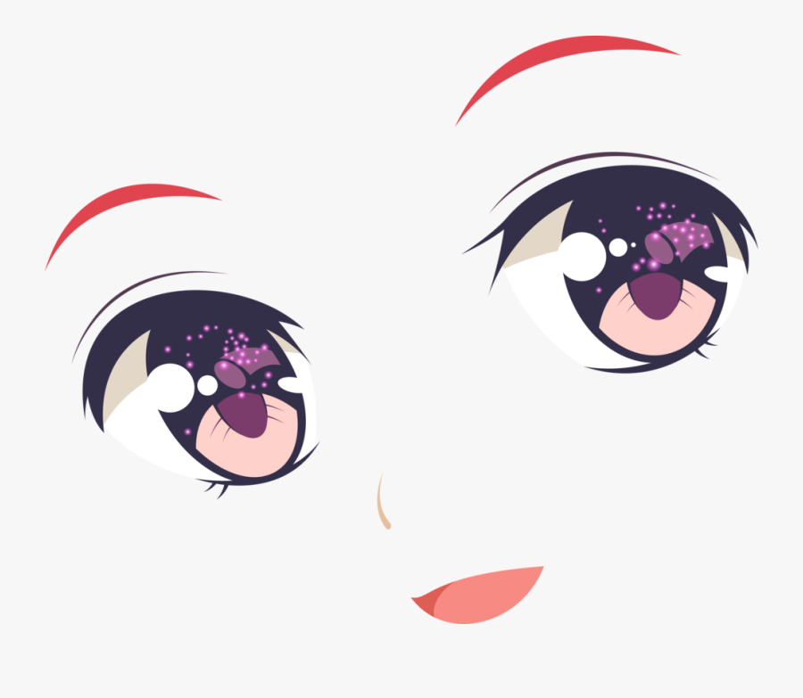 Joker Clipart Eyes Mouth Tattoo - Transperent Png Anime Faces, Transparent Clipart