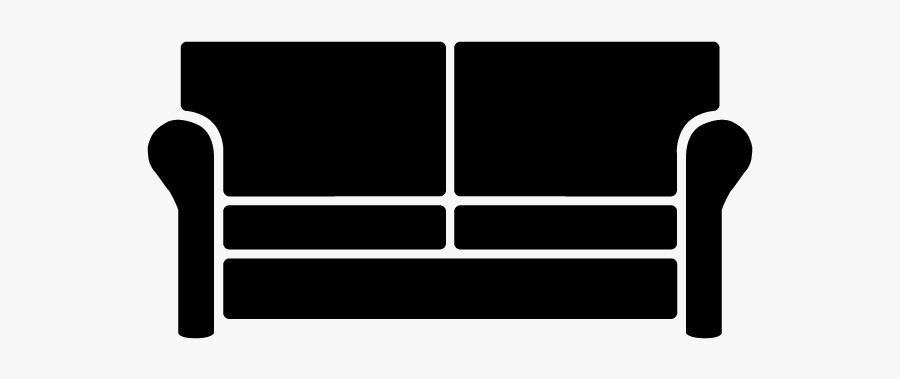 Sofa Noun Project, Transparent Clipart