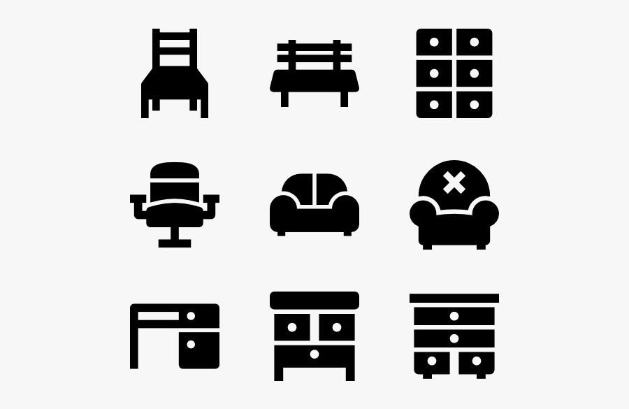 Clip Art Livingroom Icons Free Furnitures - Climate Change Vector Png, Transparent Clipart