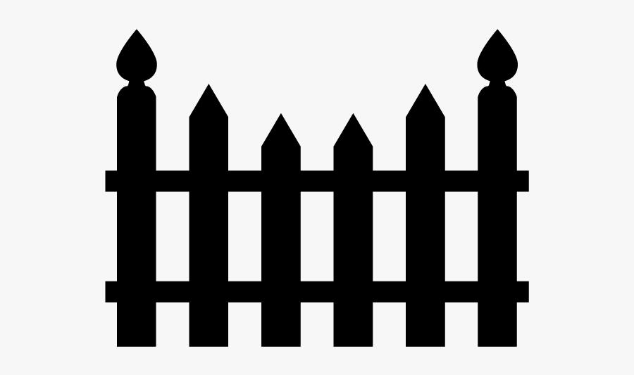 White Picket Fence Stencil , Free Transparent Clipart - ClipartKey