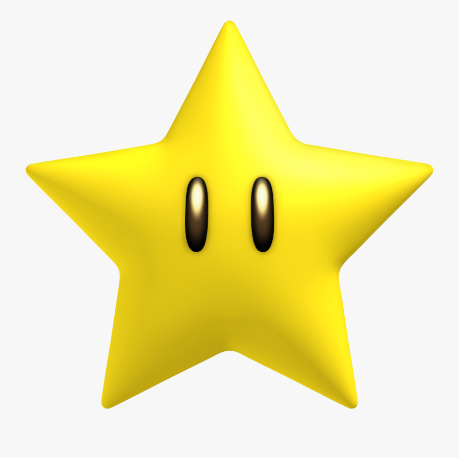Clip Art Mario Bros Clip Art - Mario Power Ups Star, Transparent Clipart