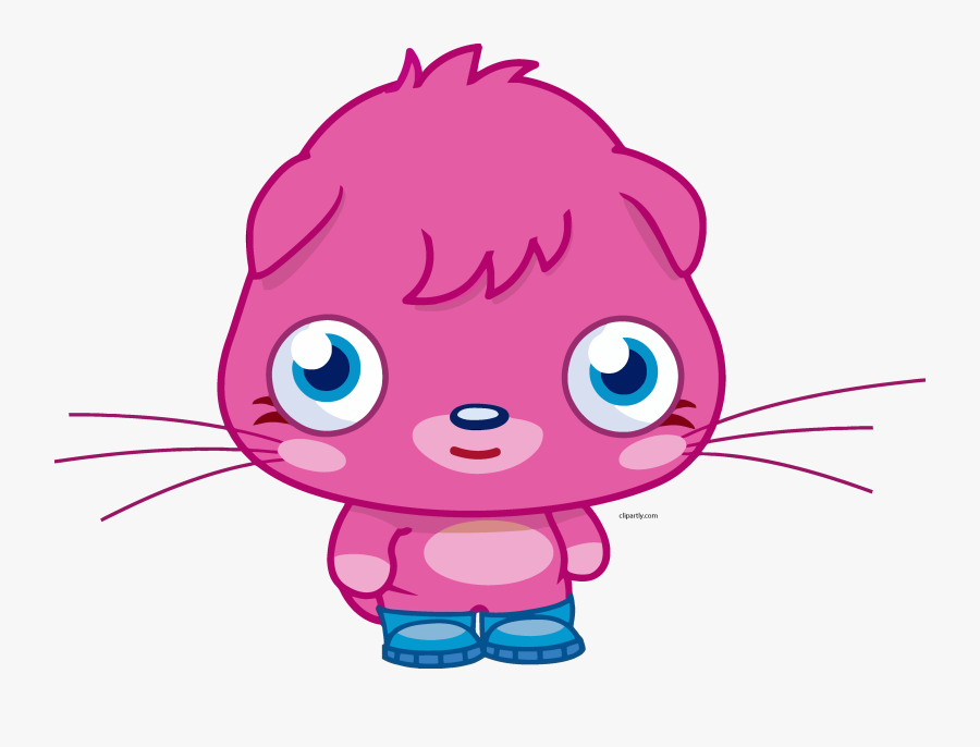 Moshi Monsters Pink Clipart Png - Poppet From Moshi Monsters, Transparent Clipart