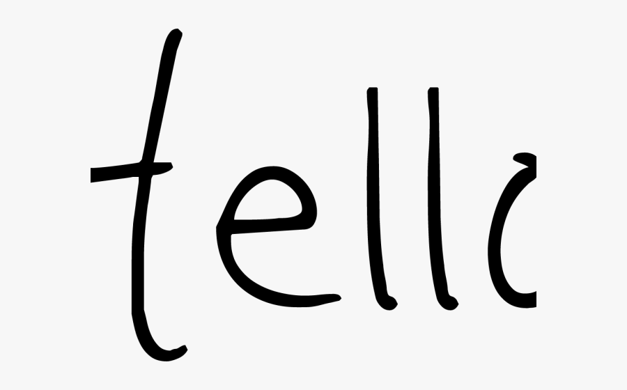 Hello Clipart Meet And Greet - Calligraphy, Transparent Clipart