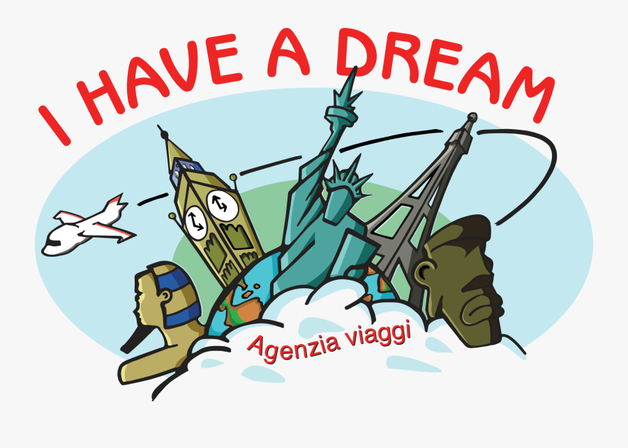 I Have A Dream Viaggi - Cartoon, Transparent Clipart
