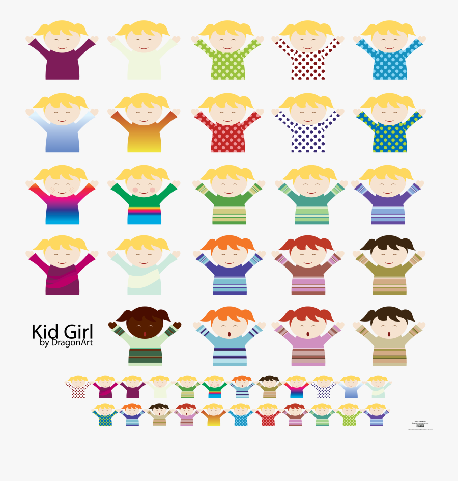 Kid Vector, Transparent Clipart