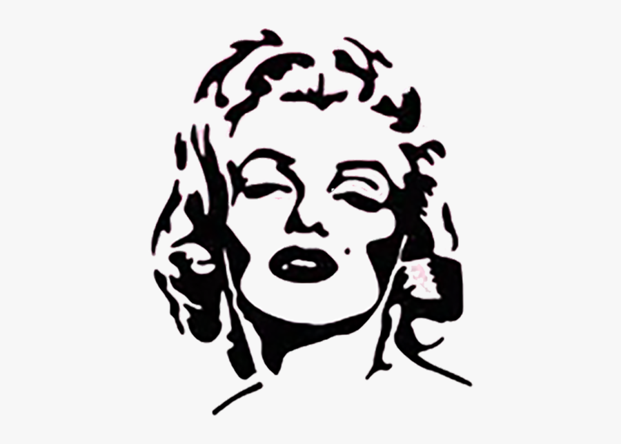Marilyn Monroe With Bandana, Transparent Clipart