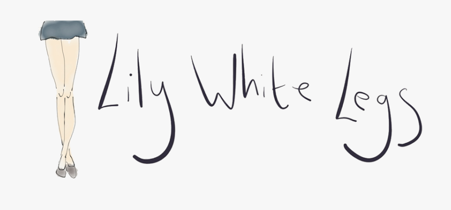 Lily White Legs - Calligraphy, Transparent Clipart