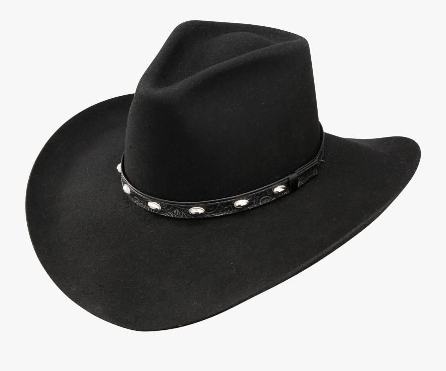 Cowboy Hat Stetson Buckshot Western Hat Black Png - Black Cowboy Hat Transparent, Transparent Clipart