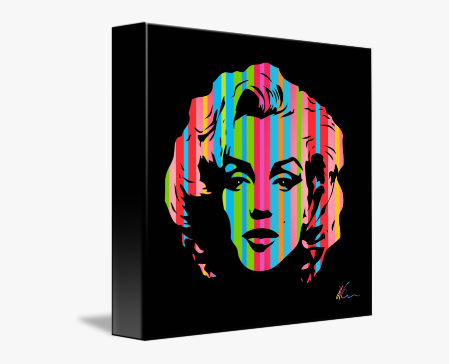 Marilyn Monroe Pop Art - Marilyn Monroe Stencil Pop Art, Transparent Clipart