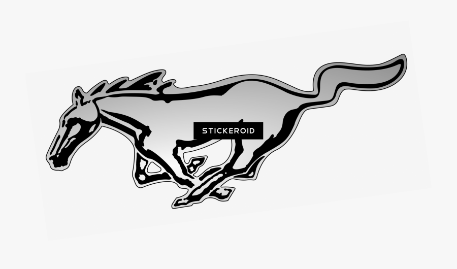 Vintage Ford Mustang - Ford Mustang Logo Png, Transparent Clipart