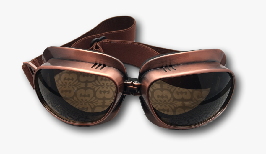 Clip Art Aviator Goggles And Hat - Sunglasses, Transparent Clipart