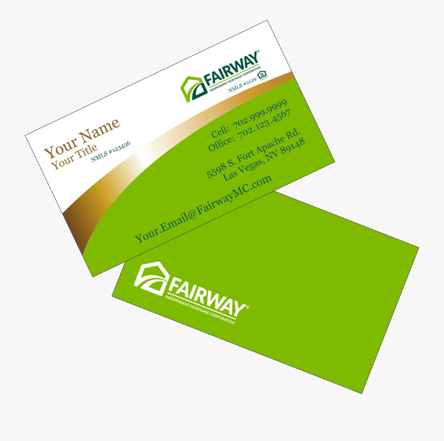 Business Card With Office And Cell Number, Transparent Clipart