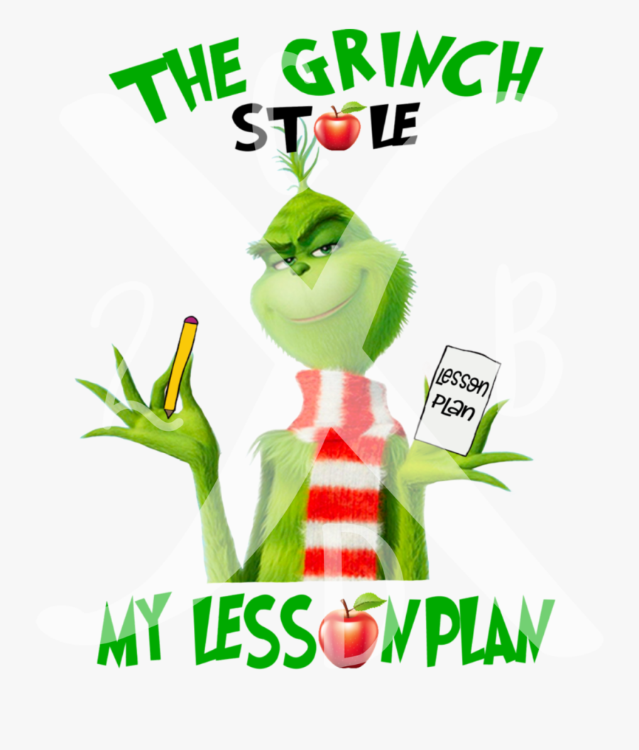 The Grinch Stole My Lesson Plan - Cartoon , Free Transparent Clipart ...