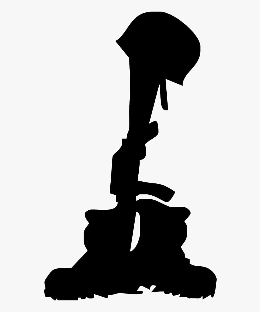 Fallen Soldier Silhouette , Free Transparent Clipart - ClipartKey