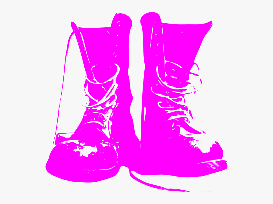 Army Boots Silhouette Png, Transparent Clipart