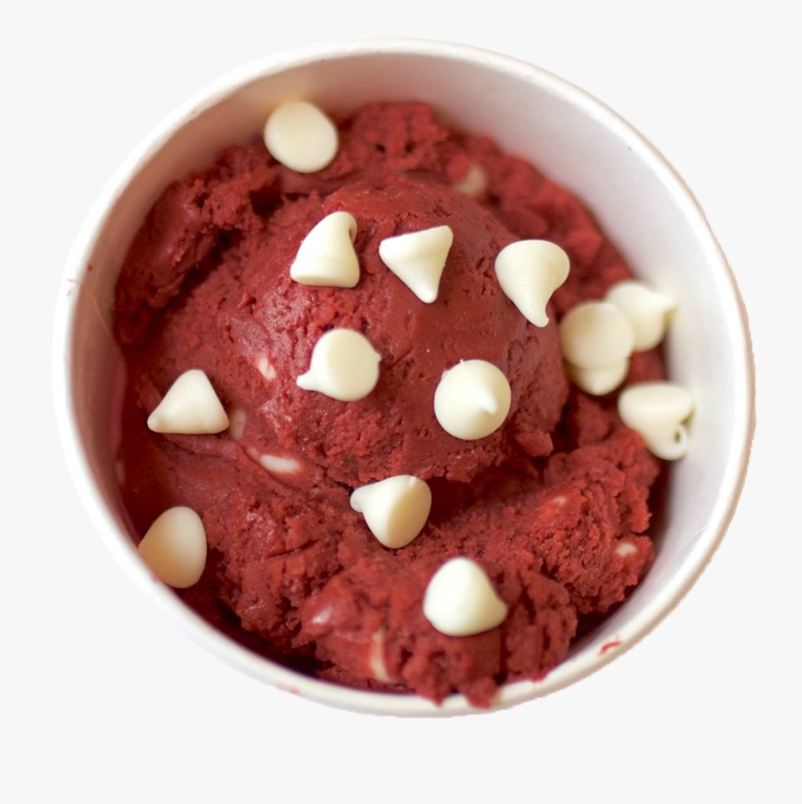 Red Velvet Cookie Dough Png, Transparent Clipart