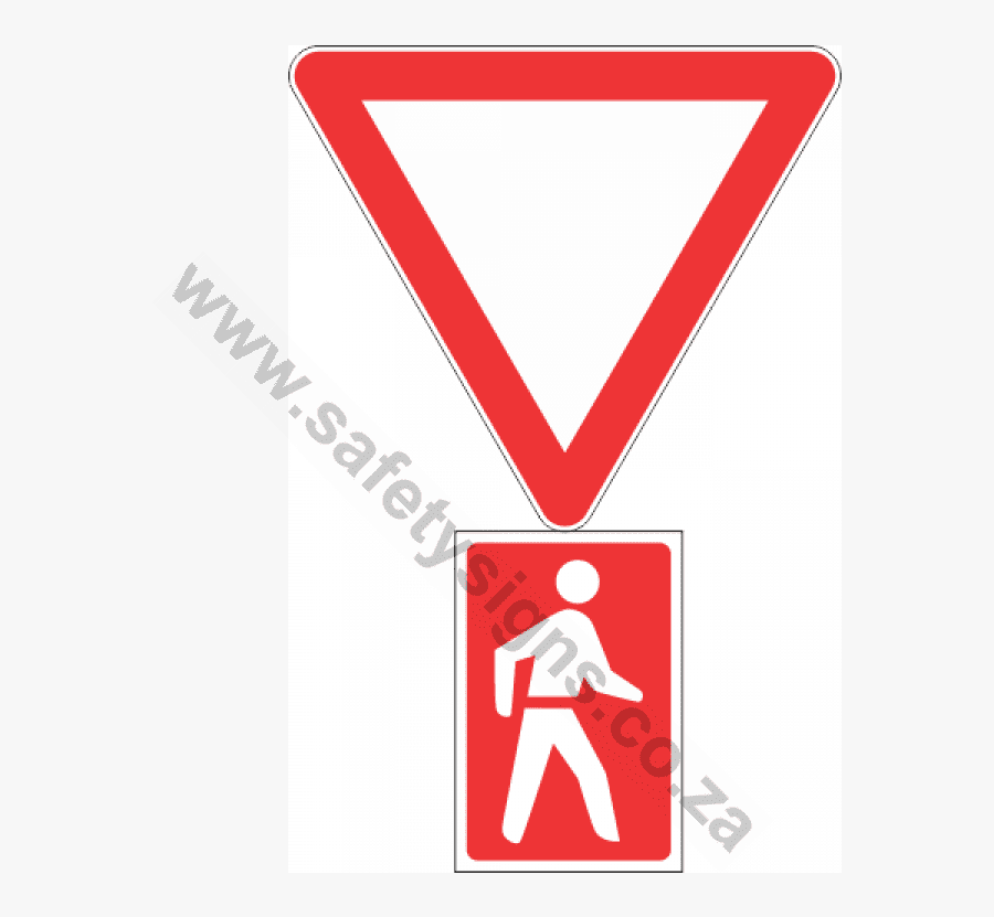 Transparent Yield Sign Png - Gefahrenzeichen, Transparent Clipart