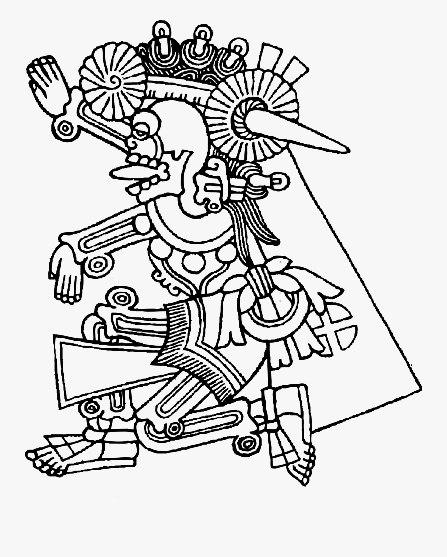 Collection Of Free Swamp Drawing Aztec Download On - Mictlantecuhtli Png, Transparent Clipart